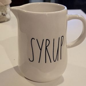 RAE Dunn Syrup by Magenta Mug White